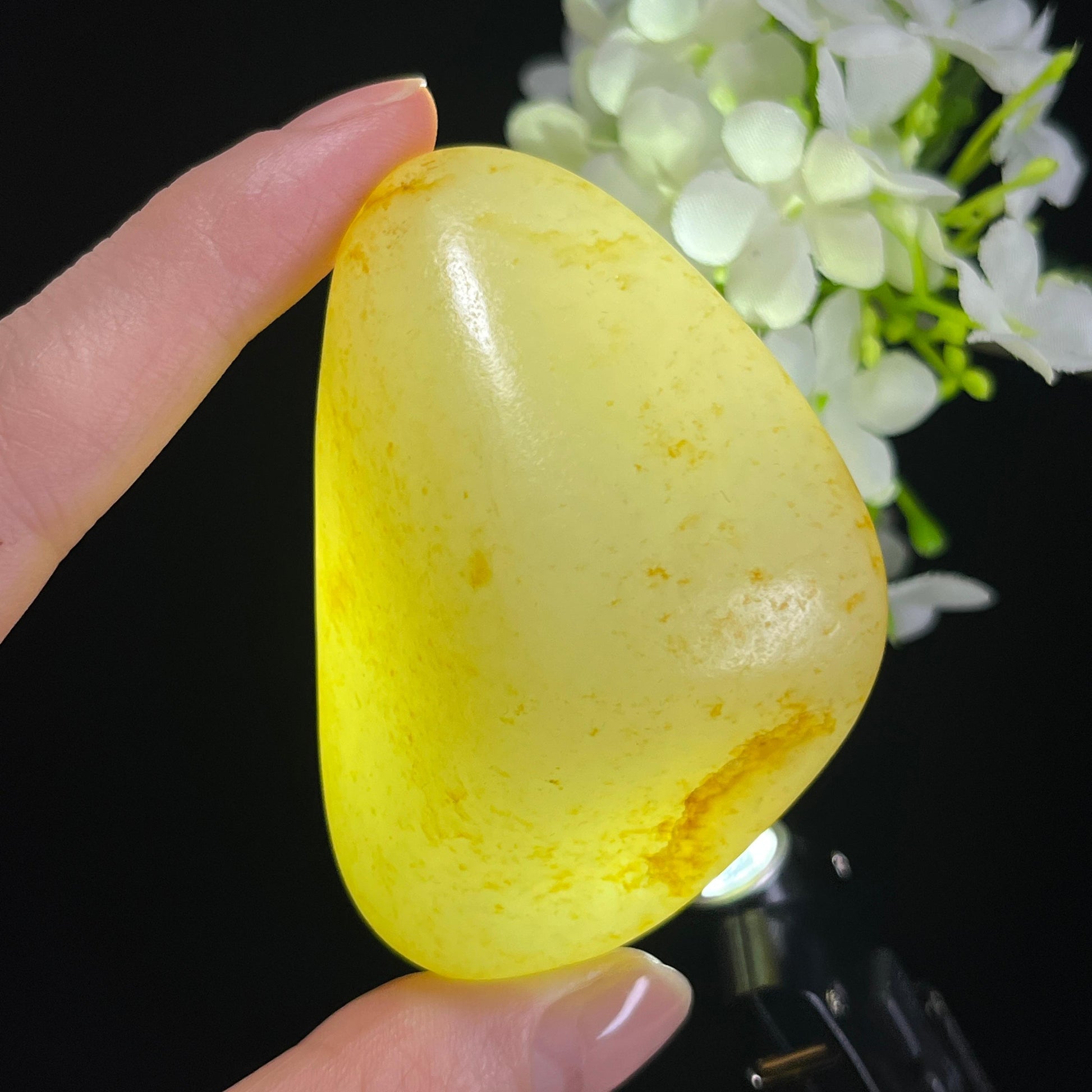 和田玉青白玉洒金皮“秋烟漱石”籽料（yc305594）