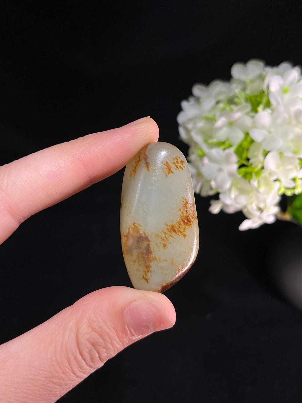 新疆和田玉聚红皮籽料原石（yc250941）