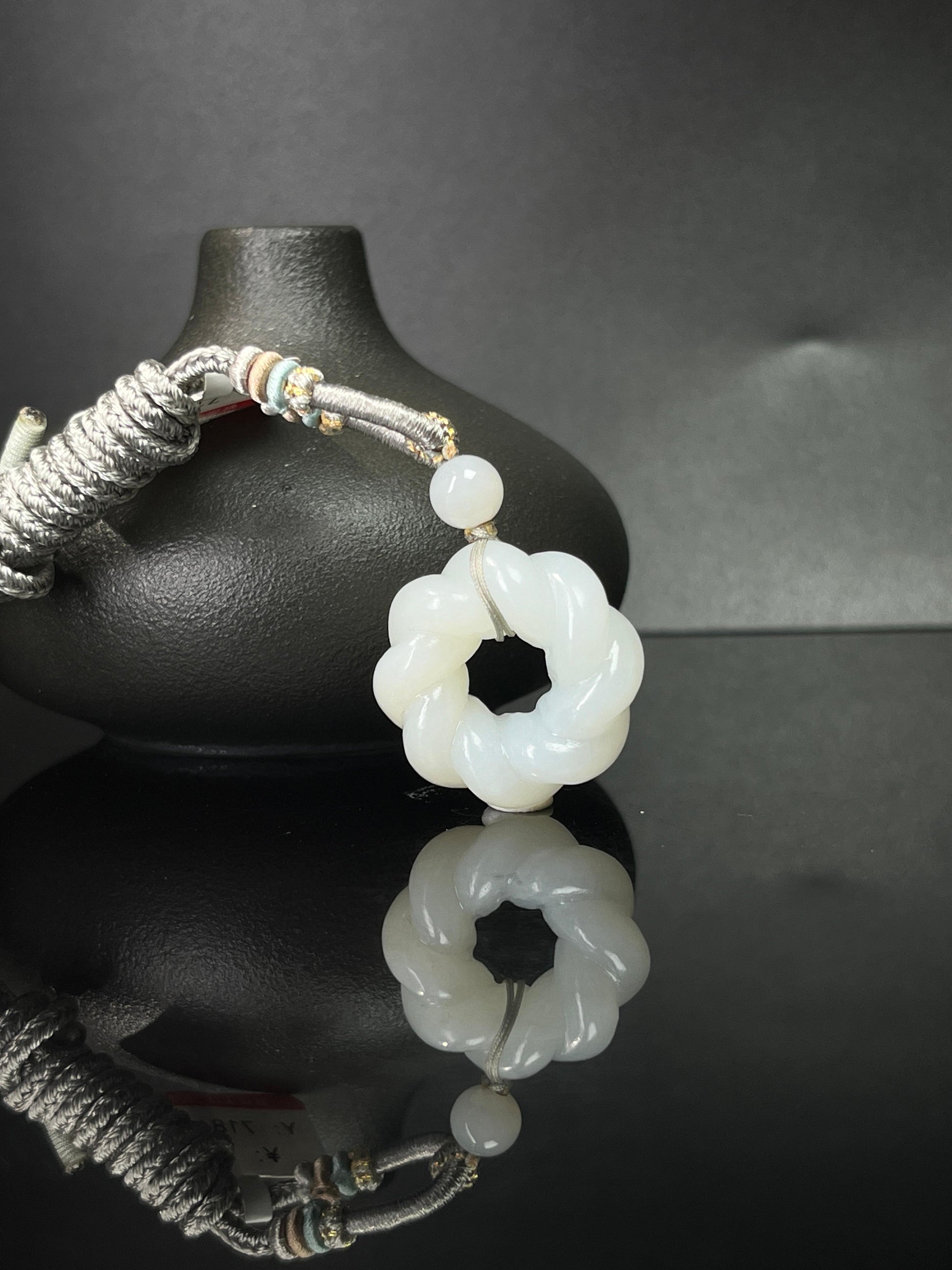 天然和田玉白玉时来运转吊坠2（yc240909）