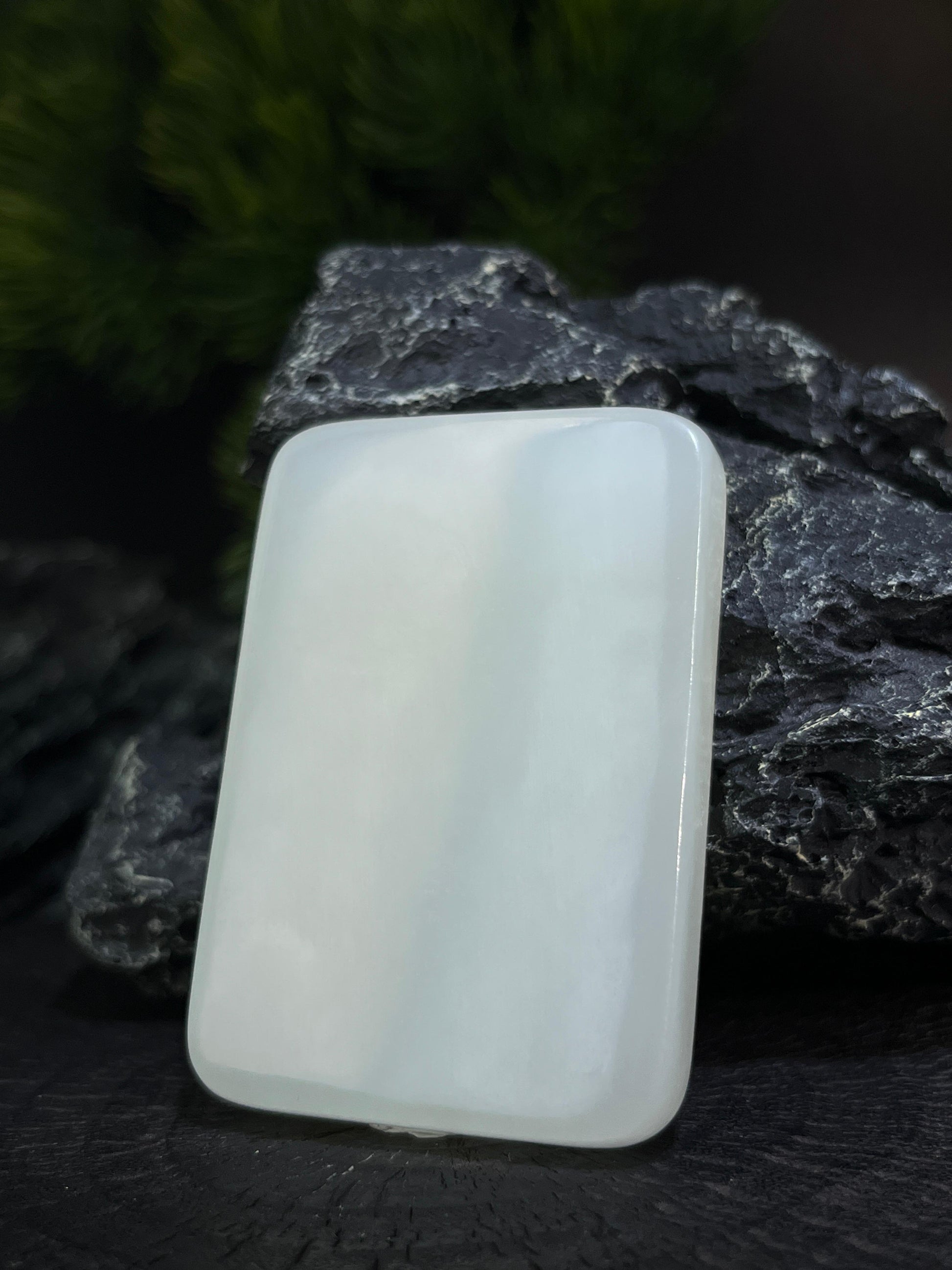 天然和田玉白玉山料大势至菩萨观音挂件（yc228185）