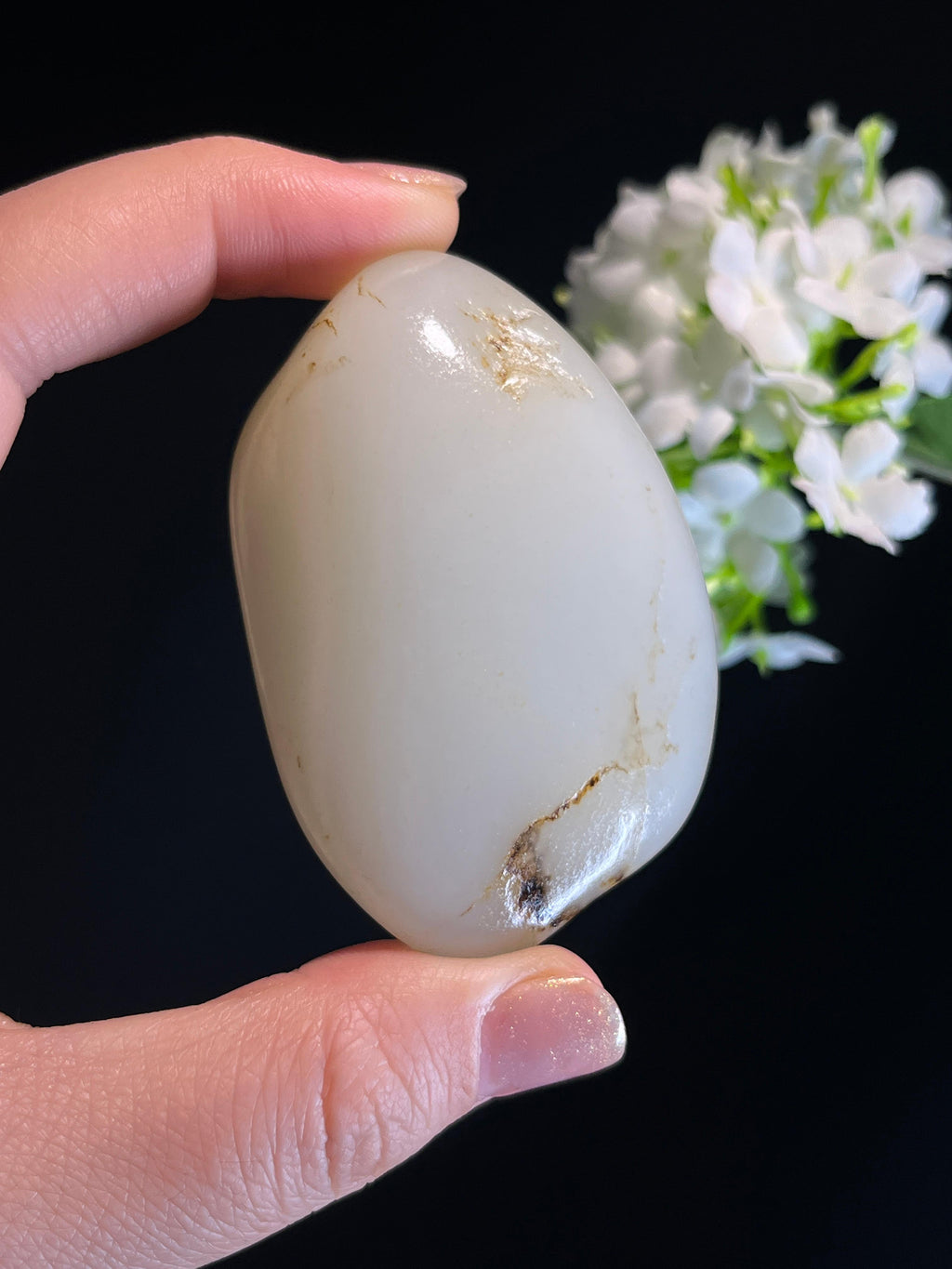 新疆天然和田玉籽料原石洒金皮挂件（yc274558）