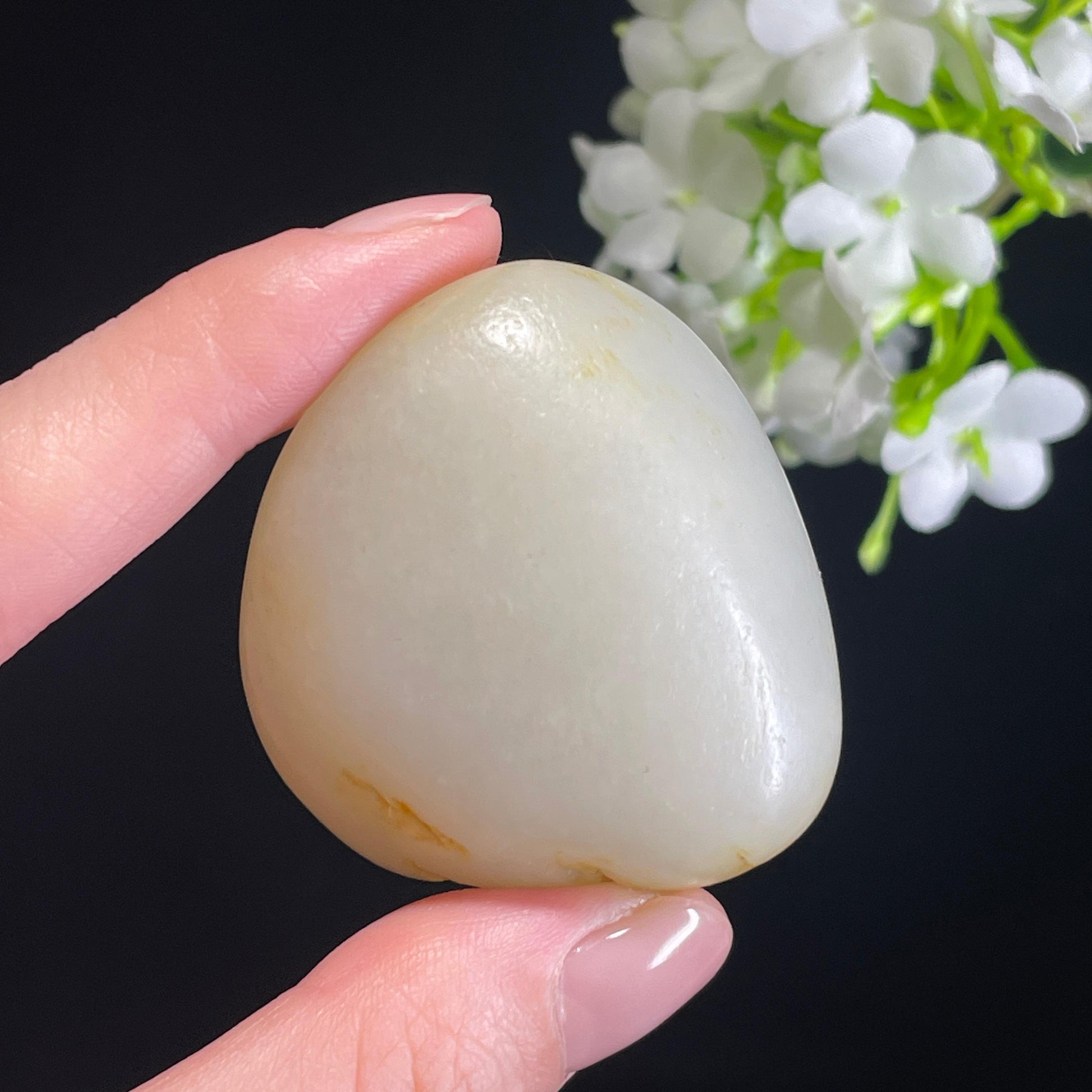 新疆天然和田玉“清润含光”洒金皮籽料（yc322331）