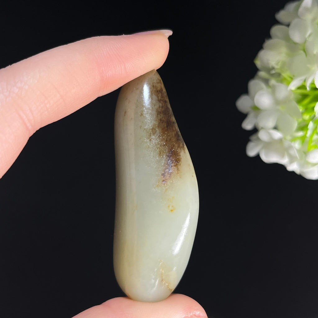 和田玉青白玉“秋霭横青”秋梨皮籽料（yc361307）