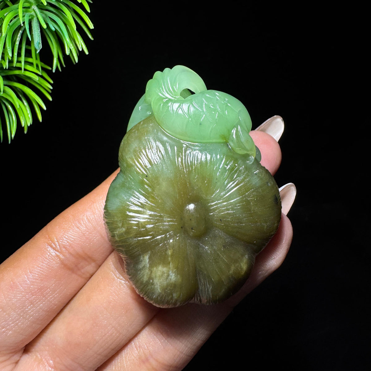 和田玉山料碧玉年年有余（yc707104）