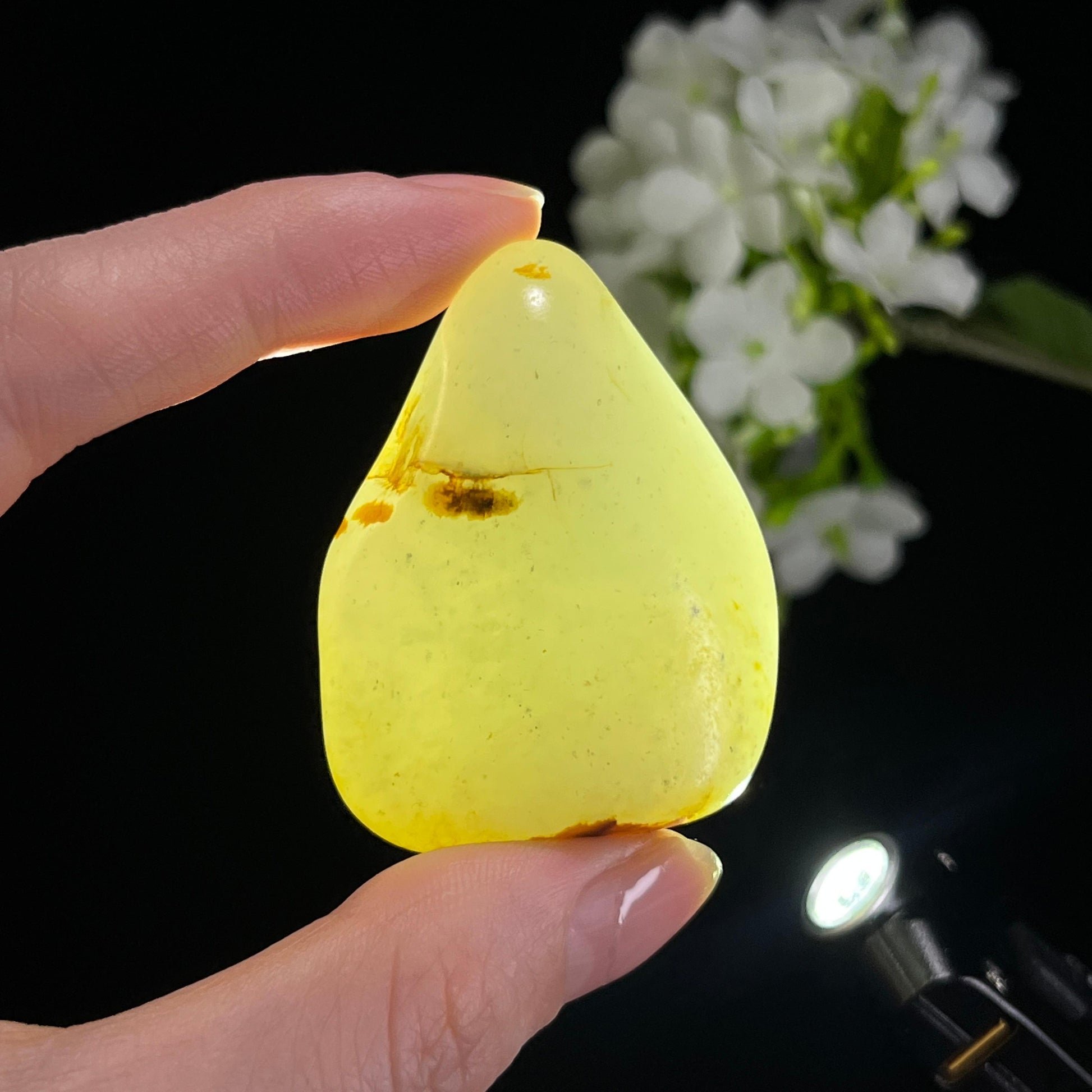 和田玉白玉洒金皮籽料原石（yc308824）