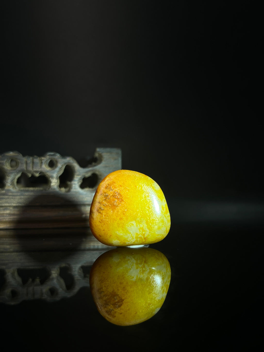 新疆和田玉籽料原石金包银挂件（yc236580）