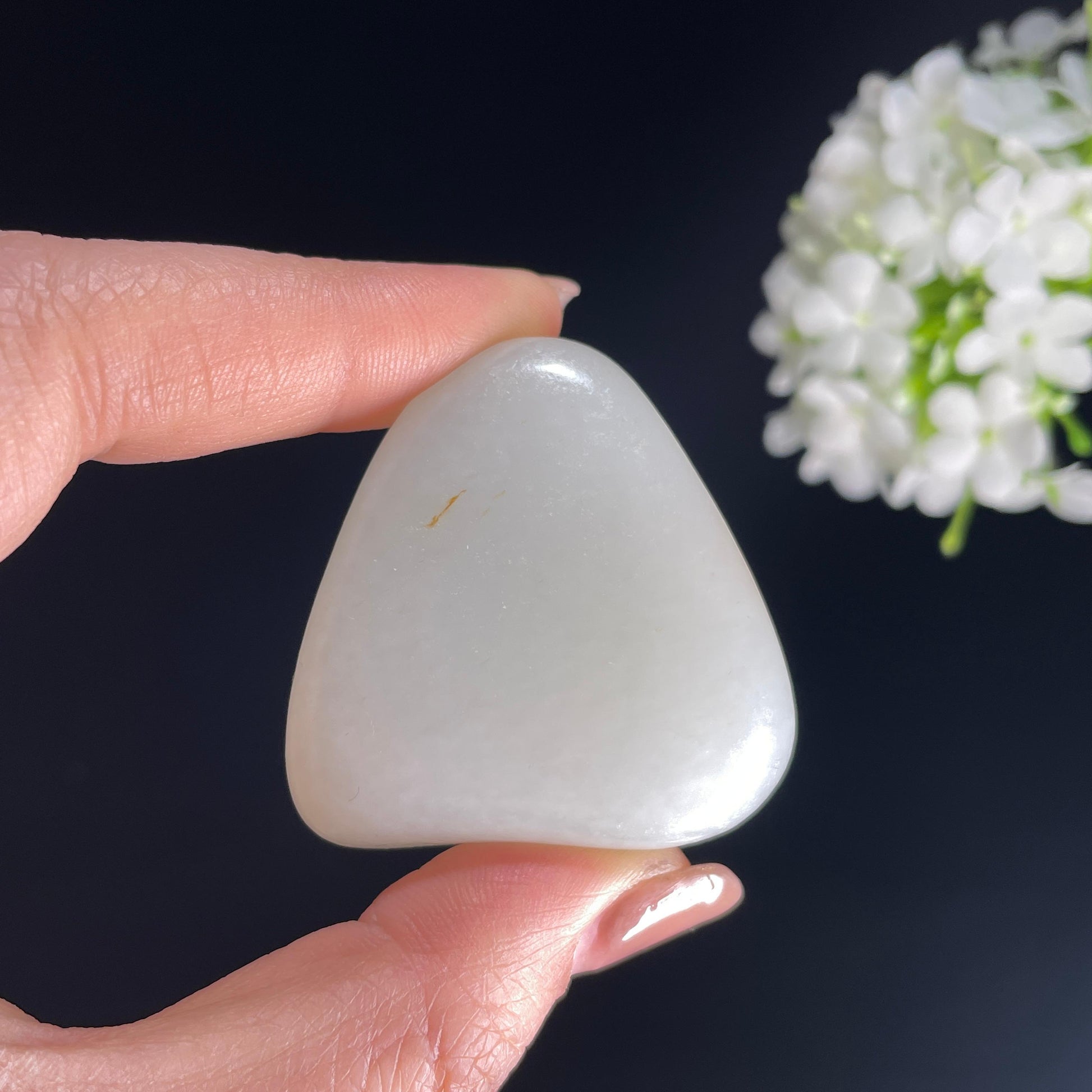 2026.4.9广告流，和田玉白玉“江练含星”洒金皮籽料（yc386275）