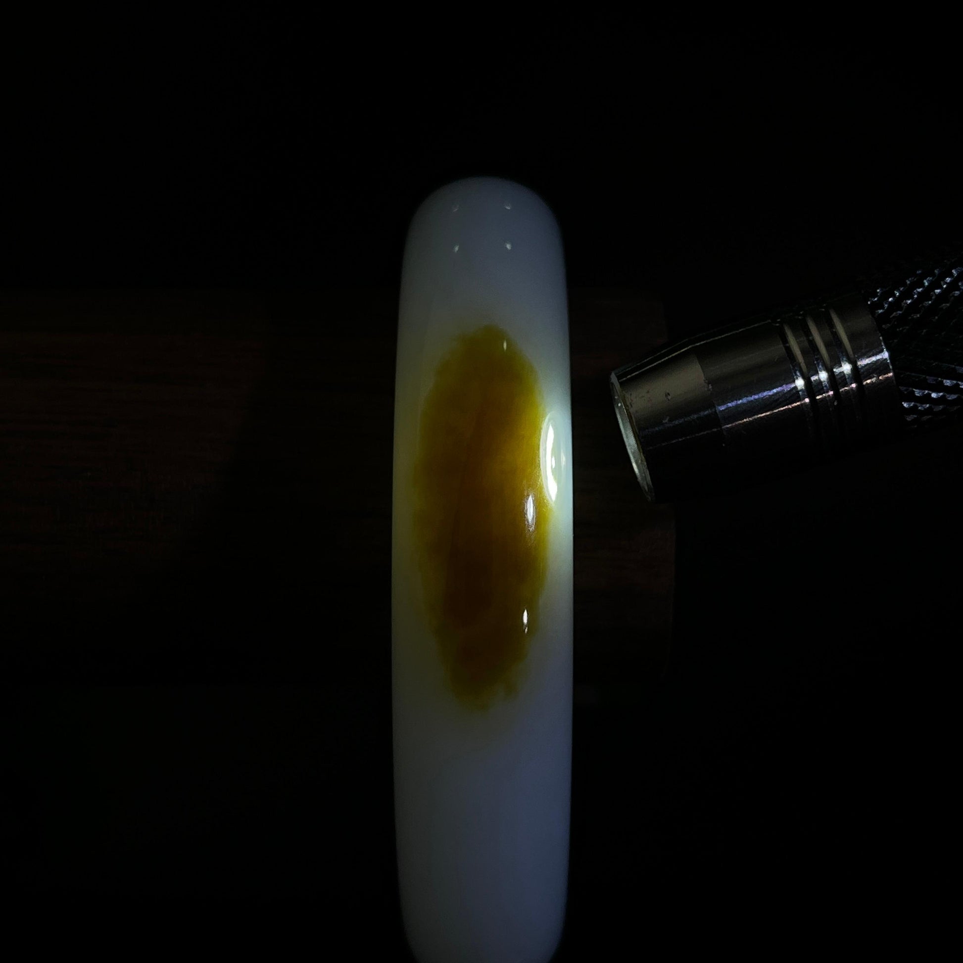 和田玉羊脂玉且末糖白手镯（yc206728）