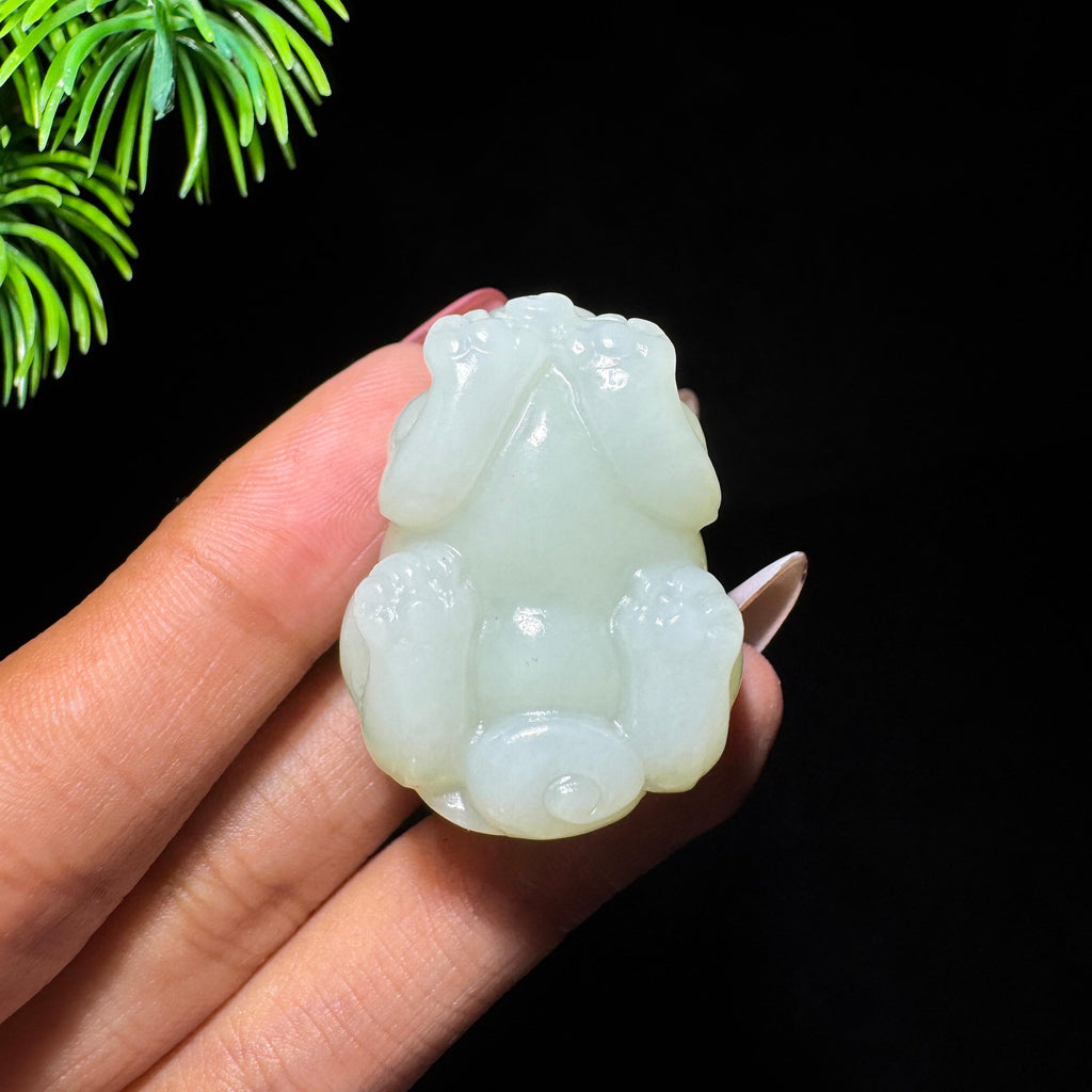 和田玉山料白玉貔貅（yc725485）