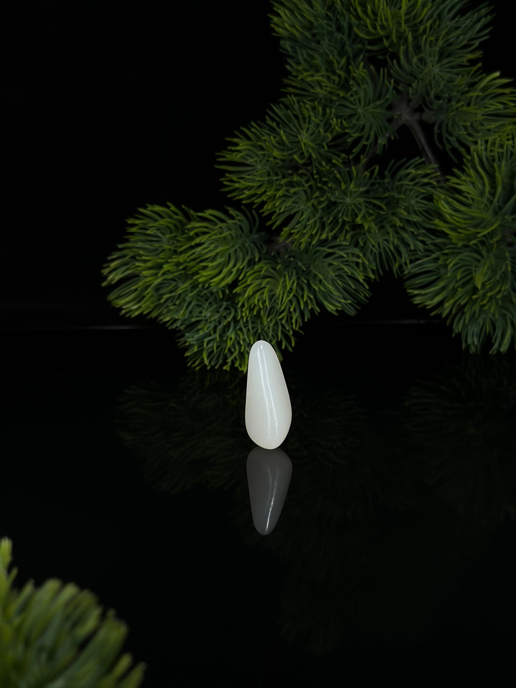 新疆和田玉精品光白籽挂件小籽（yc505029）