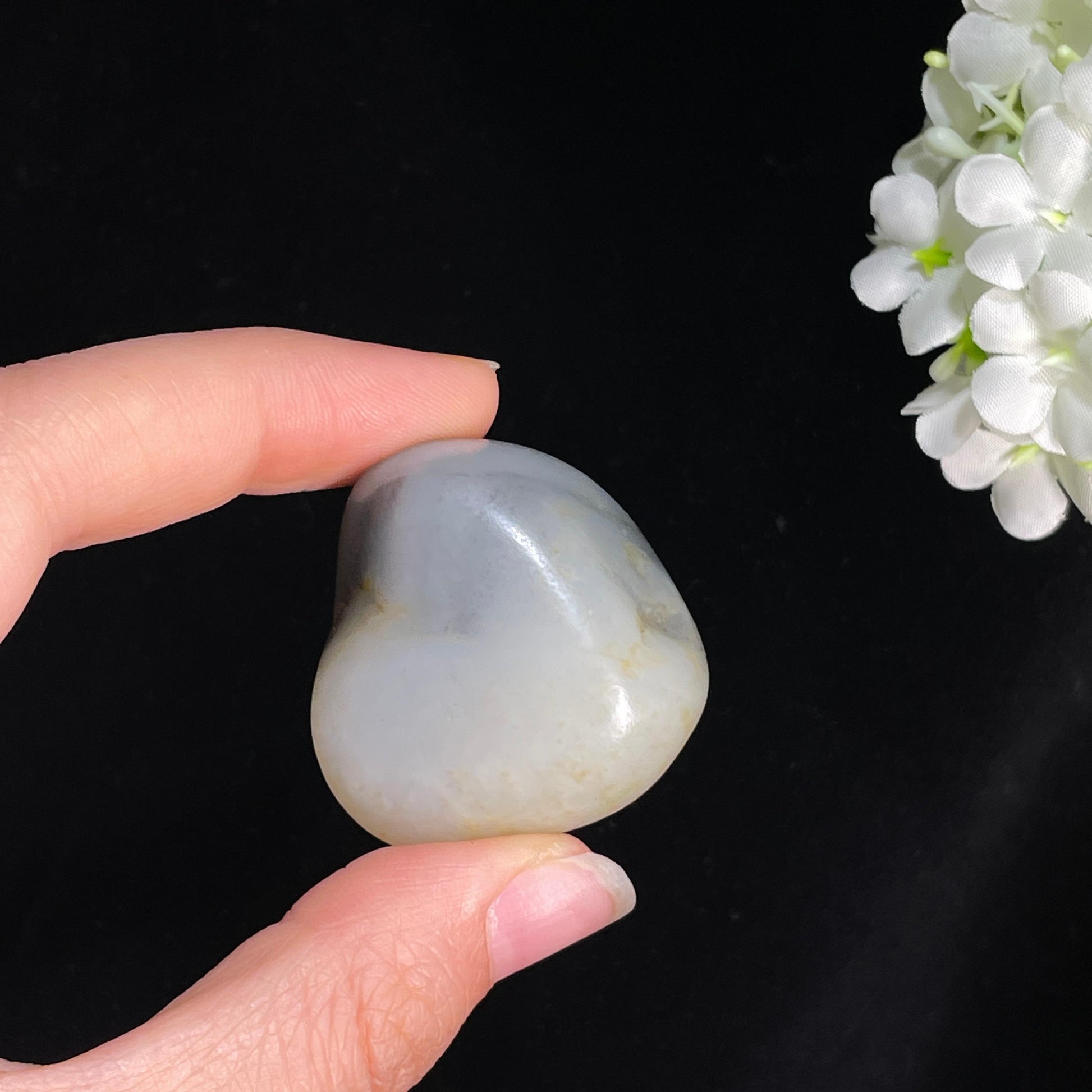 和田玉“云开见月”青花洒金皮籽料（yc415098）