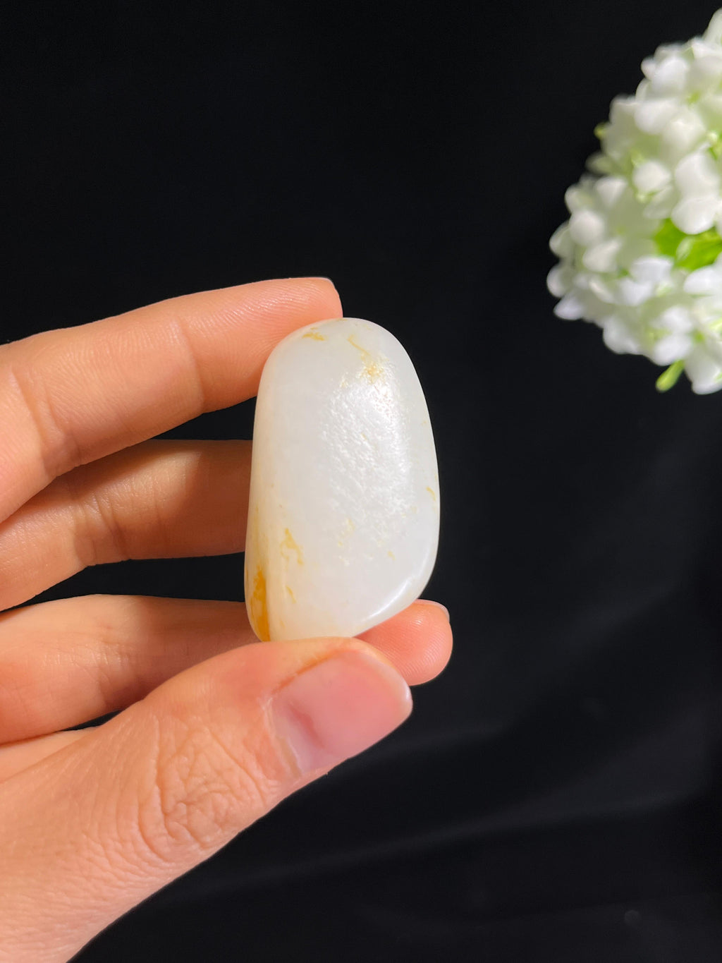 和田玉一级白玉洒金皮籽料原石（yc275363）