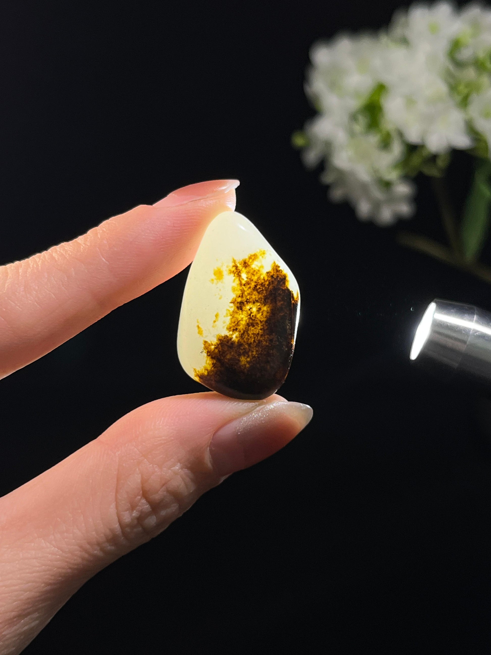 新疆和田玉意境聚黑皮籽料原石（yc250773）