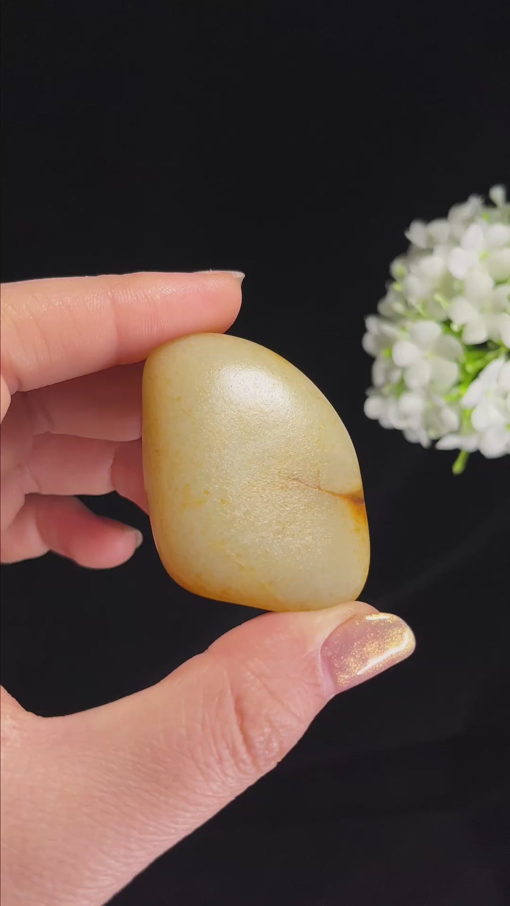 新疆天然和田玉白玉“金砂凝玉”洒金皮籽料原石（yc300245）